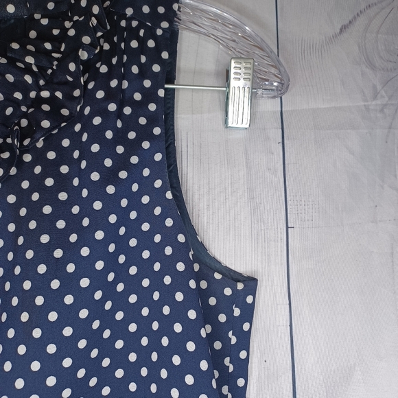 J.Crew Polka Dot Sleeveless Top - Picture 4 of 11